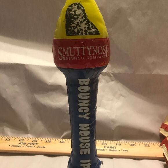 Smuttynose Brewing Bouncy House IPA Beer Tap Handle Pub Sea Lion Seal (C1) - Picture 1 of 8